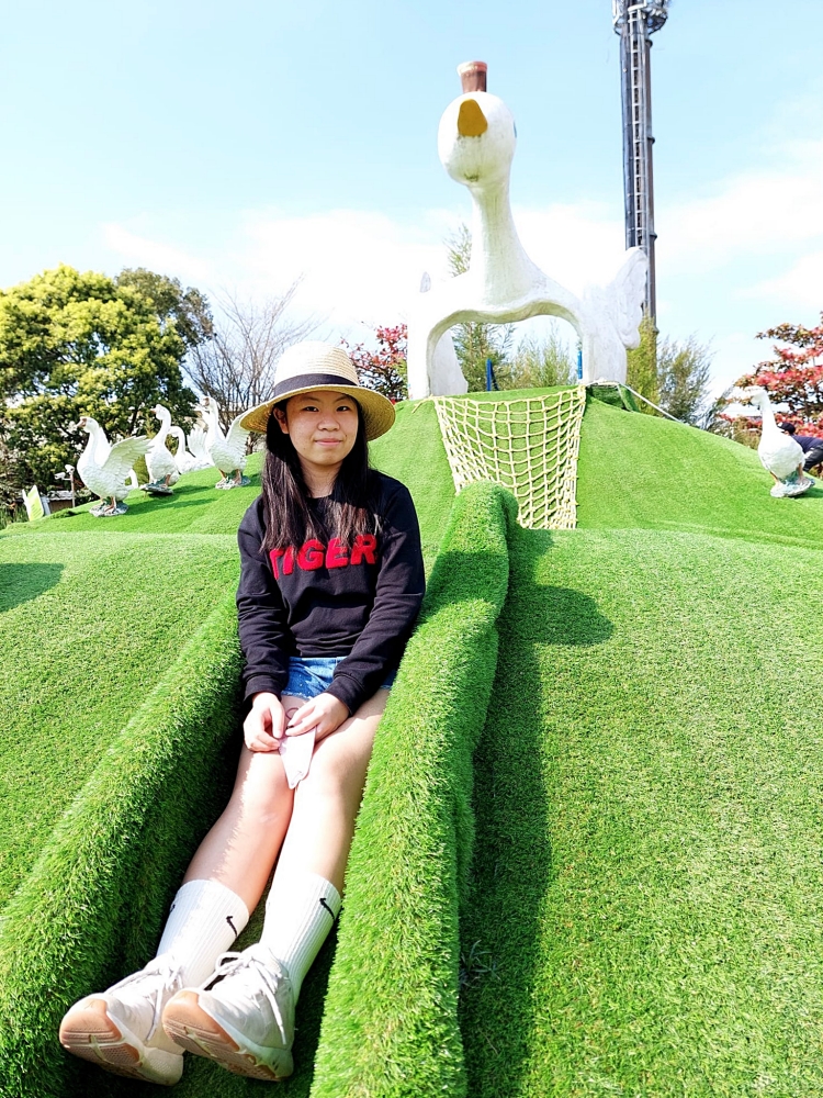 雲林》鵝童樂園。免門票景點，暢玩旋轉天鵝、搶拍大天鵝溜滑梯曬美照，溜小孩好去處！ @捲捲頭 ♡ 品味生活