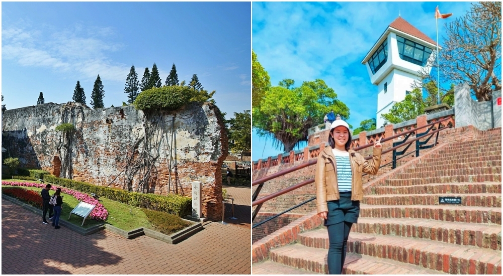 台南安平古堡，必看白色瞭望台，美拍紅磚城牆建築，台南一日遊推薦 @捲捲頭 ♡ 品味生活