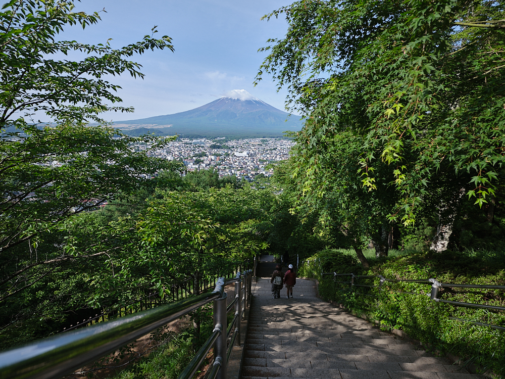 【新倉山淺間公園】攻頂400階的富士山展望台，就可以蒐集最美明信片場景 @捲捲頭 ♡ 品味生活