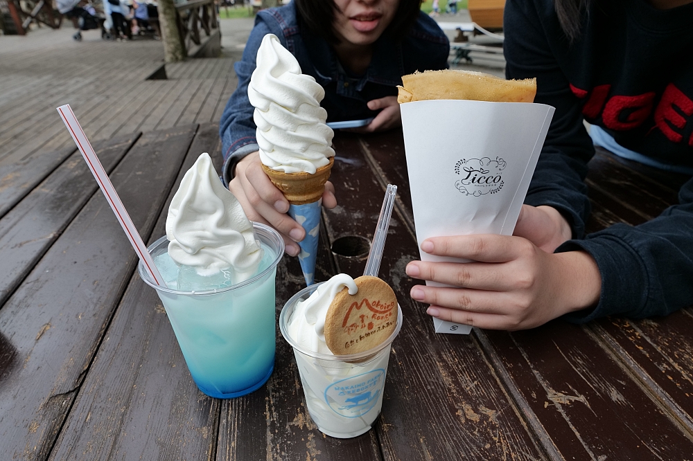 靜岡【馬飼野牧場】必拍富士山盪鞦韆，還有餵羊咩咩吃飼料，好吃鮮奶霜淇淋可麗餅來一組!!(門票資訊) @捲捲頭 ♡ 品味生活