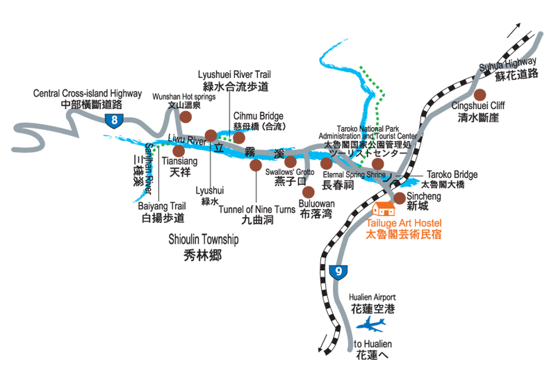 花蓮【太魯閣景點】2024太魯閣一日遊，九曲洞,燕子口,印地安酋長岩,白楊步道還有最新布洛灣山月吊橋～ @捲捲頭 ♡ 品味生活