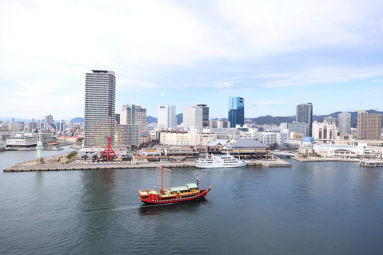 【神戶港景點】神戶美利堅公園、漫步神戶塔、海洋博物館，BE KOBE打卡景點 @捲捲頭 ♡ 品味生活