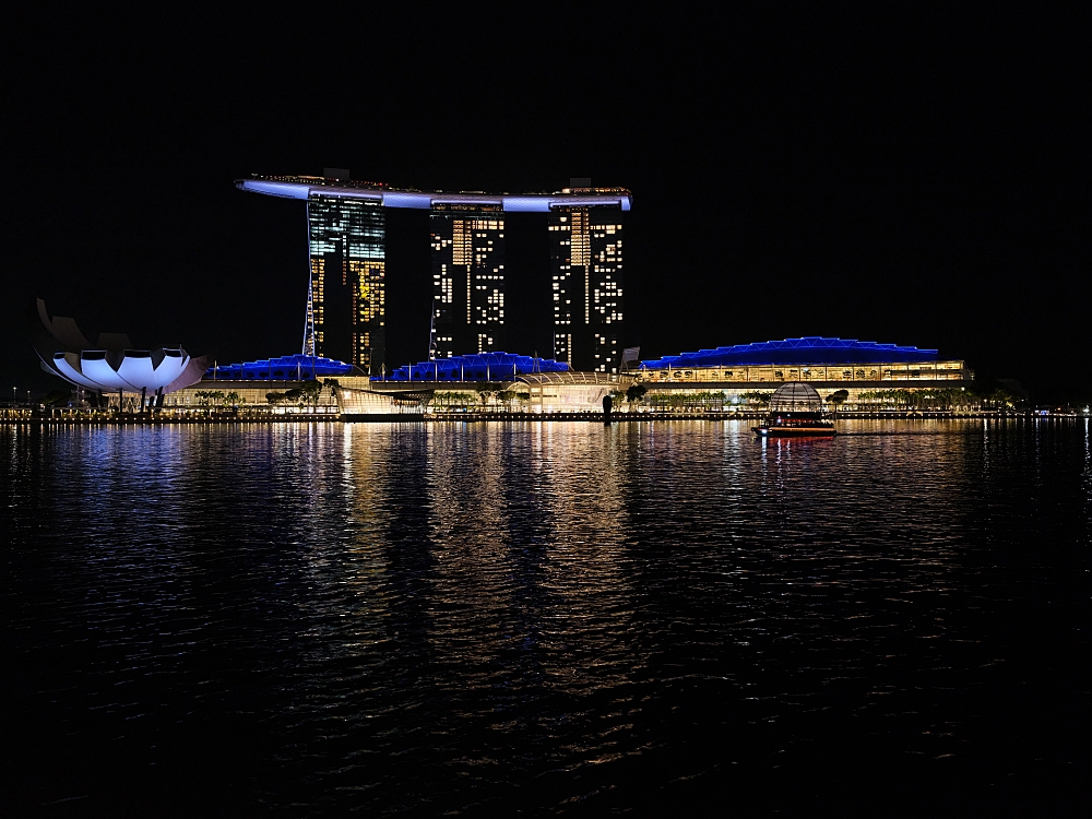 【濱海灣金沙空中花園觀景台】360°俯瞰獅城夜景！這視角太震撼了 @捲捲頭 ♡ 品味生活