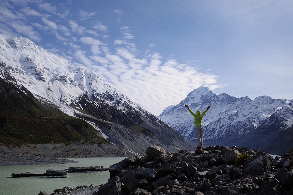 【Hooker Valley Track】紐西蘭最美健行步道，免門票、停車、環境全攻略。 @捲捲頭 ♡ 品味生活