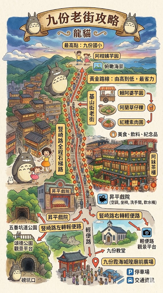 【九份老街】 走進神隱少女世界！交通停車、必吃美食懶人包 @捲捲頭 ♡ 品味生活
