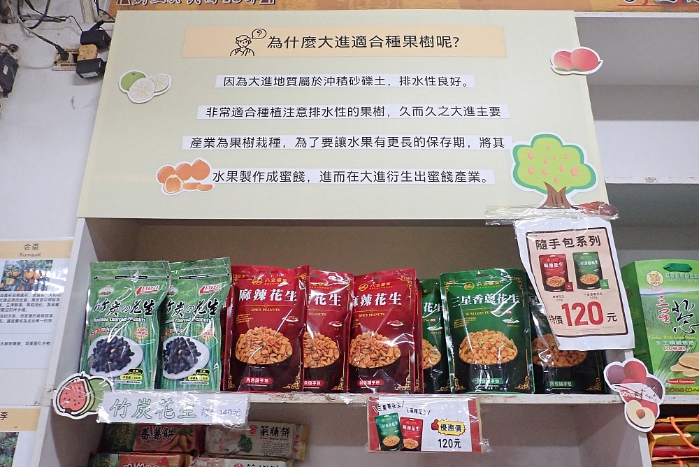 【大進村休閒農業區】料多味美一串心,隱藏版花生香腸捲,新鮮水果蜜餞種類多還有現做手工麻糬通通來一份! @捲捲頭 ♡ 品味生活 【大進村休閒農業區】料多味美一串心,隱藏版花生香腸捲,新鮮水果蜜餞種類多還有現做手工麻糬通通來一份! @捲捲頭 ♡ 品味生活