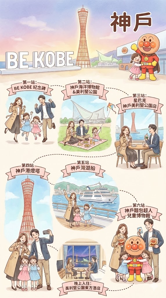 2026 神戶景點攻略：神戶塔、美利堅公園、BE KOBE 打卡一日遊！ @捲捲頭 ♡ 品味生活