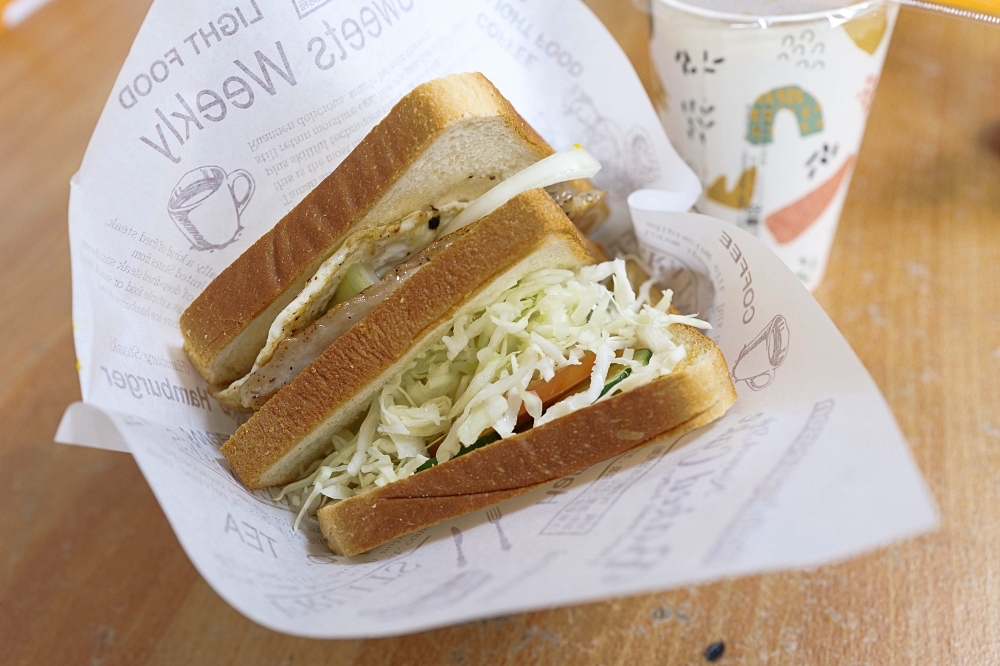 【宜蘭美食】福春堡超高 CP 早餐！漢堡大到無法一口咬 @捲捲頭 ♡ 品味生活