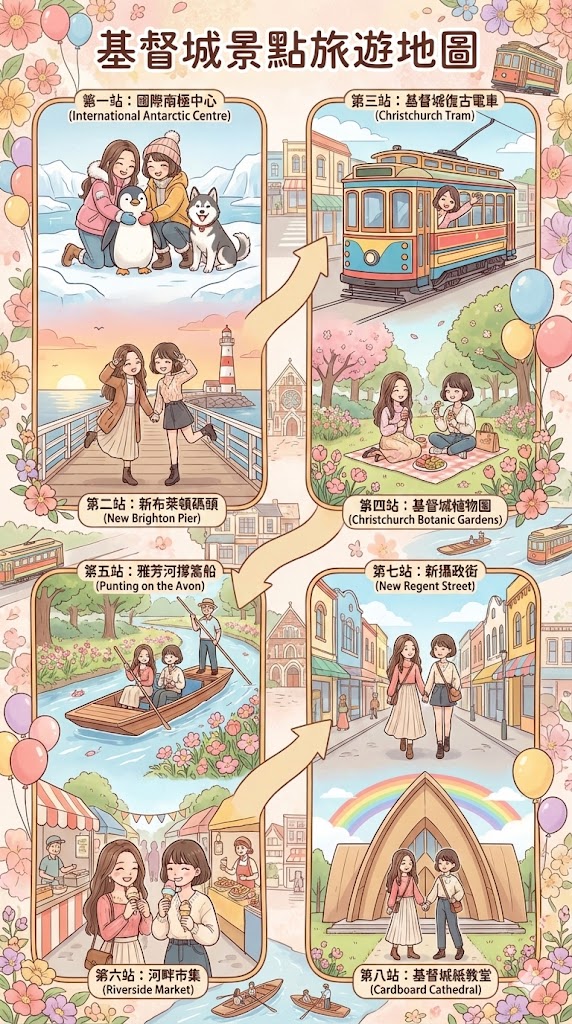 2026 基督城景點推薦｜南島最大花園城市，8 個必去行程懶人包！ @捲捲頭 ♡ 品味生活