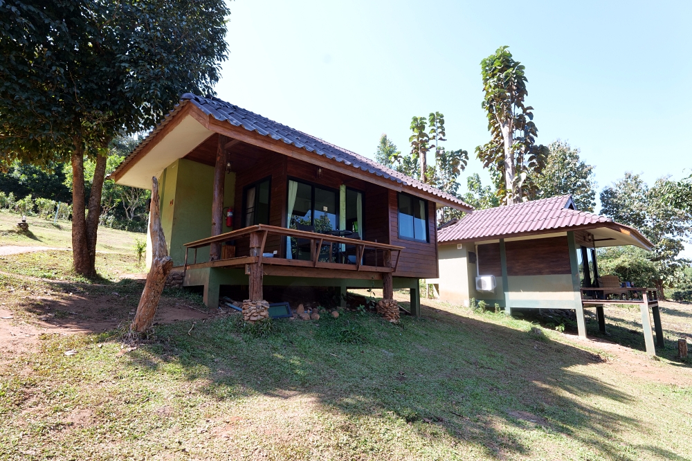 清邁住宿推薦｜大象朋友旅館：體驗大象叫你起床，湄王區山林木屋 @捲捲頭 ♡ 品味生活