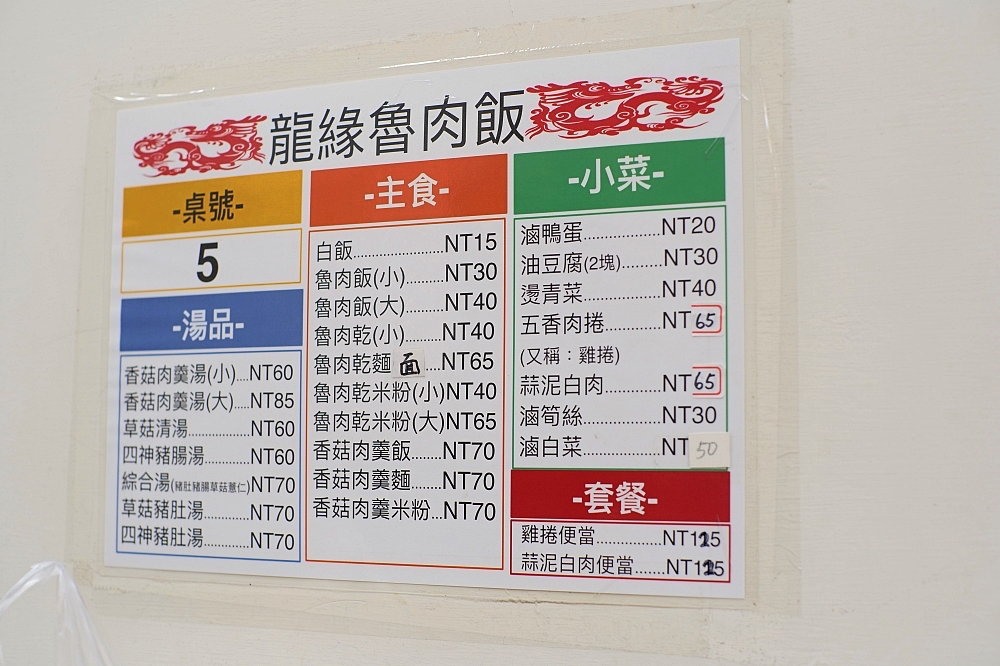 【大同區美食】 龍緣魯肉飯：圓環老字號，瘦肉系滷肉飯與酥脆肉捲攻略 @捲捲頭 ♡ 品味生活