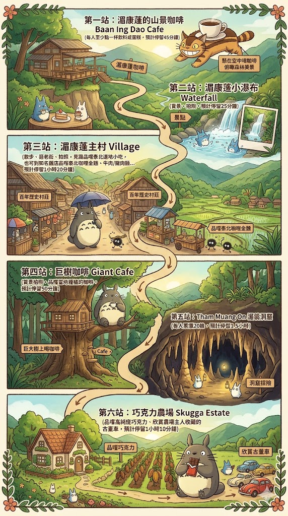 【清邁景點】 湄康蓬村Mae Kampong：泰北百年山城，涼爽森林咖啡廳巡禮 @捲捲頭 ♡ 品味生活