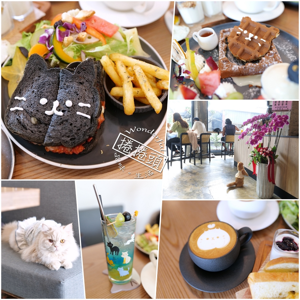 【宜蘭下午茶】 萬記商行路口店：宜蘭大學旁新開幕，超親人貓咪陪你喝咖啡 @捲捲頭 ♡ 品味生活