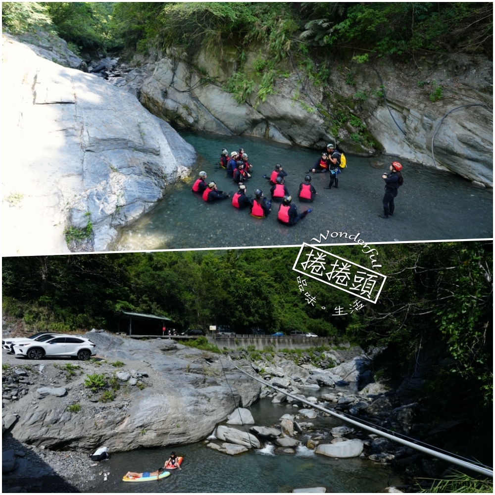 【大南溪峽谷游泳池】 台東天然消暑秘境！清澈藍寶石溪水、導航路況與停車全攻略 @捲捲頭 ♡ 品味生活