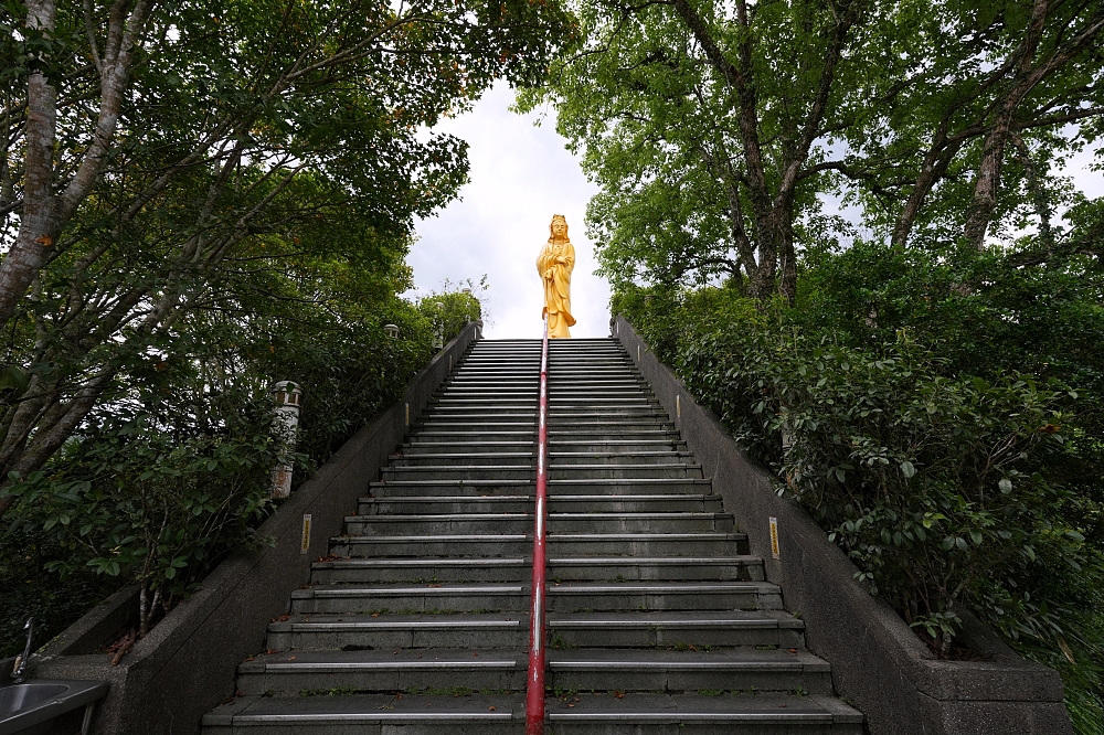 【坪林觀音台】 10分鐘攻頂！雪山隧道旁金色觀音像、360度茶鄉絕景與停車攻略 @捲捲頭 ♡ 品味生活