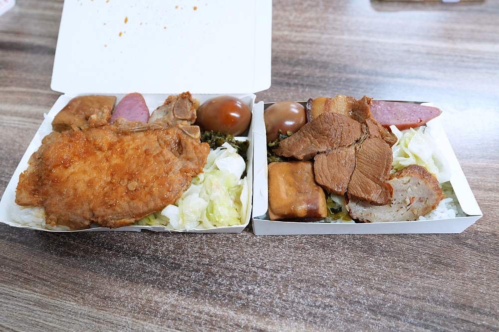 【福新福隆便當】 90元招牌雙拼肉＋排骨便當！現點現包、火車站前老饕吃法攻略 @捲捲頭 ♡ 品味生活