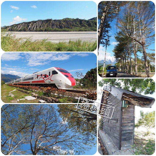 台東鹿野一日遊，帶你拍玩附近景點，小葉欖仁綠色走廊，「利吉惡地」拍出荒蕪蒼茫美感 ，全國最小房屋，瑞和車站追火車！ @捲捲頭 ♡ 品味生活