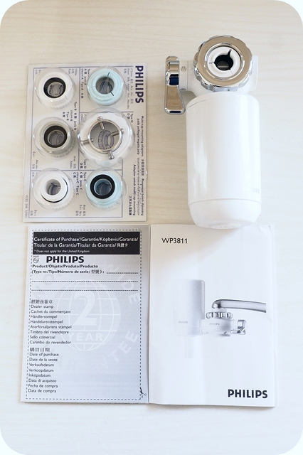 安裝超簡便，給你好喝乾淨的水。推薦Philips WP3811 超濾水龍頭式淨水器 (日本製喔) @捲捲頭 ♡ 品味生活