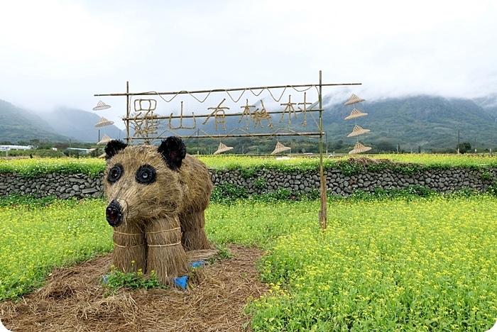 富里稻草藝術節，現身田野間的稻草動物園！超狂六米高銀背猩猩，巨型松鼠，黃金山豬。快來拍一波！！！ @捲捲頭 ♡ 品味生活