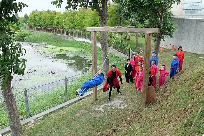 綠舞日式主題園區，超好拍日式造景庭園，能穿浴衣、忍者修鍊、手作春櫻和菓子，彷彿置身日本！ @捲捲頭 ♡ 品味生活